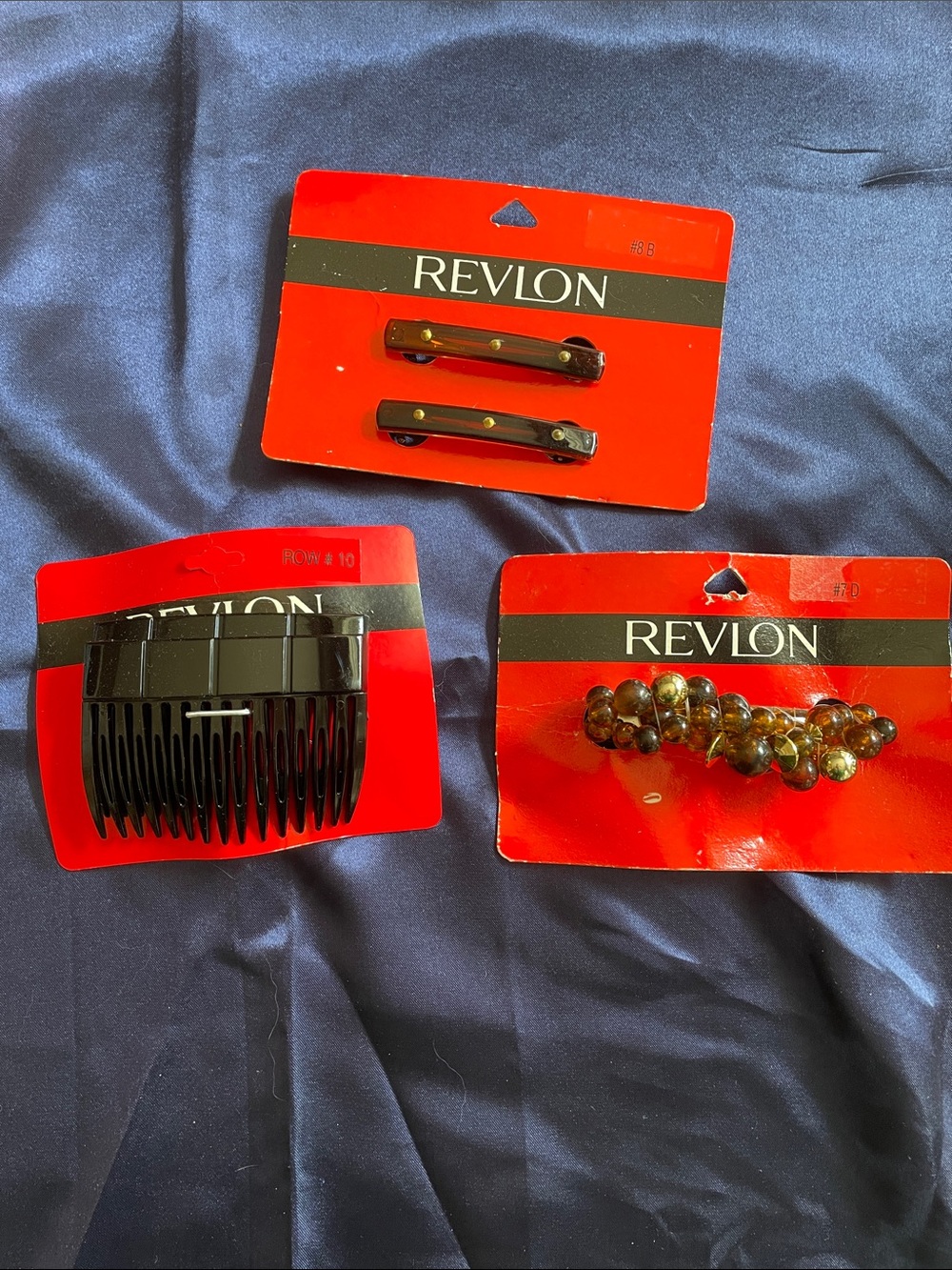 90s Vintage Revlon Dead-stock Hair Accessories
